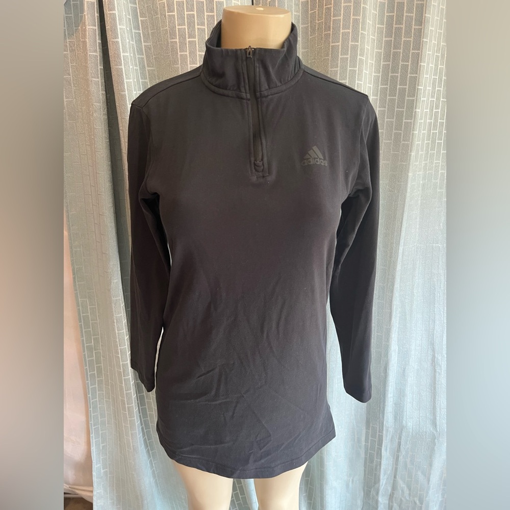 Adidas Black Zip-Up